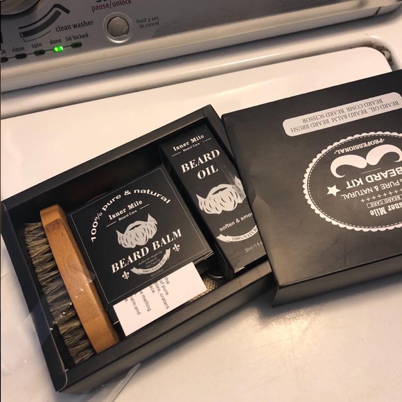 9 piece Organic Beard Kit for men - Picture 3 of 6